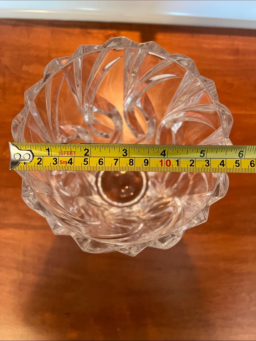 Large Crystal Vase
